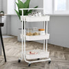 3 Tiers Trolley & Drying Rack Storage Utility Plastic Rack Clothes Drying
