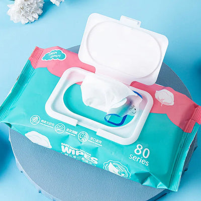 Baby Wipes Non Alcohol Wet Tissue 80s