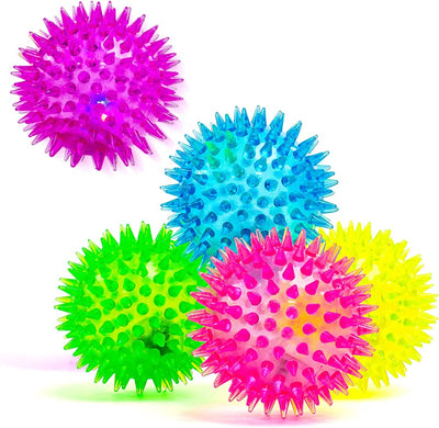 Stages Sensory Builder Light Up LED Spiky Bouncy Ball