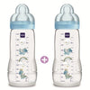 SHOCKING SALE 30% OFF MAM Easy Active Baby Bottle 330ml (Twin Pack)