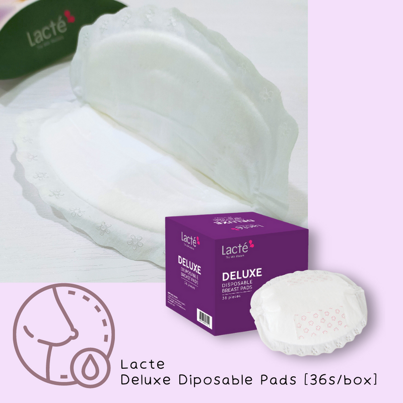 [LACTE] Bra Pad Deluxe Disposable Breast Pad 36's