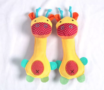 Cute Baby Animal Stick Rattle Toy