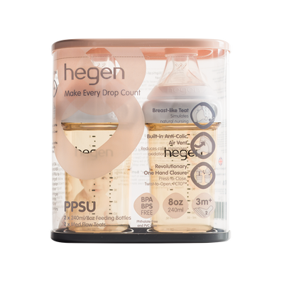 Hegen PCTO™ 240ml/8oz Feeding Bottle PPSU (Twin Pack)