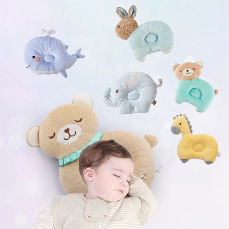 Baby Head Protection & Anti Flat Head Animal Pals Pillow