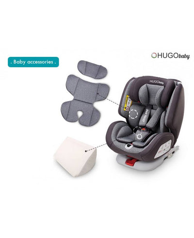 Hugo Baby 360 Twist ISOFIX Car Seat FREE FUERLI Diaper Backpack