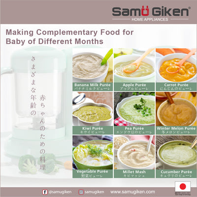 Samu Giken 4 in 1 Baby Food Processor