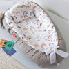 Baby Nest Bed With Pillow Full Cotton Portable Travel Bed