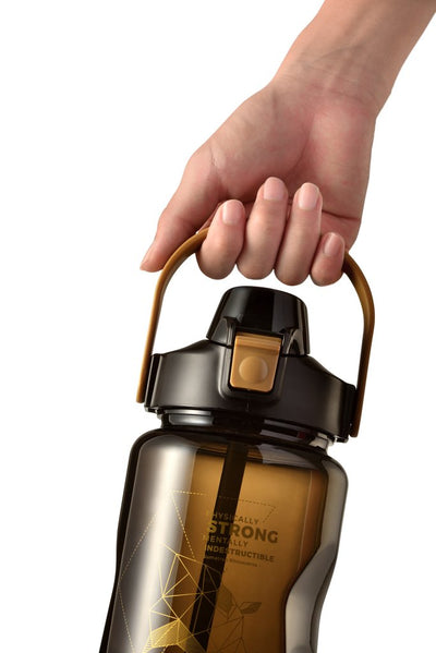 Relax Tritan Water Bottle With Straw & Hand Holder 1500ml