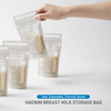 Haenim Double Ziplock Breastmilk Storage Bag (6oz) (30 Pieces)