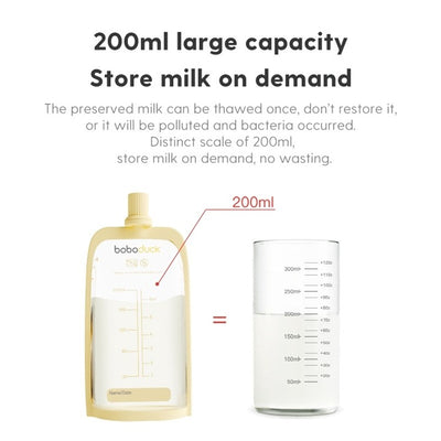 Boboduck Breastmilk Storage Bag [200ml/7oz] [20pcs per pack]