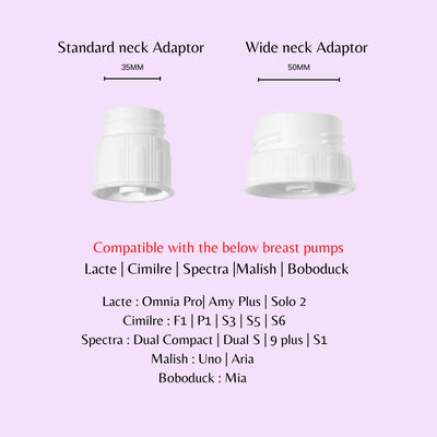 Boboduck Milk Storage Bag Adaptor (Standard Neck / Wide Neck)