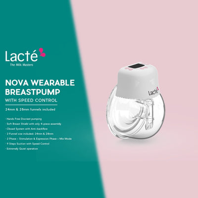 [LACTE] Nova Wireless Handsfree Breastpump + FREE GIFTS
