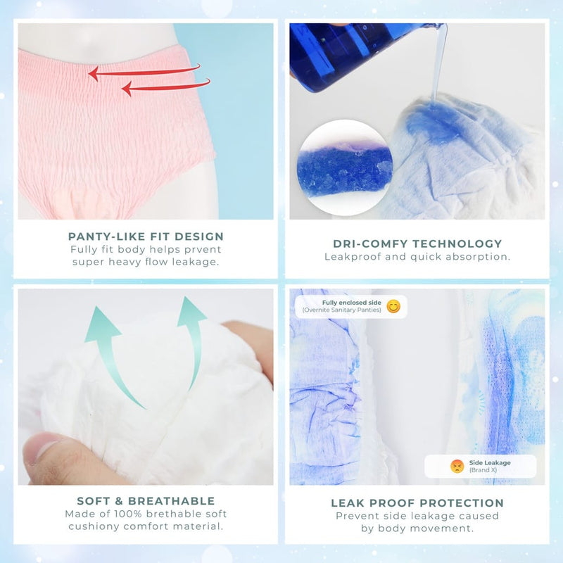 Shapee Disposable Ladies Cotton Panties 4s (m/l/xl/xxl) - Alpro Pharmacy