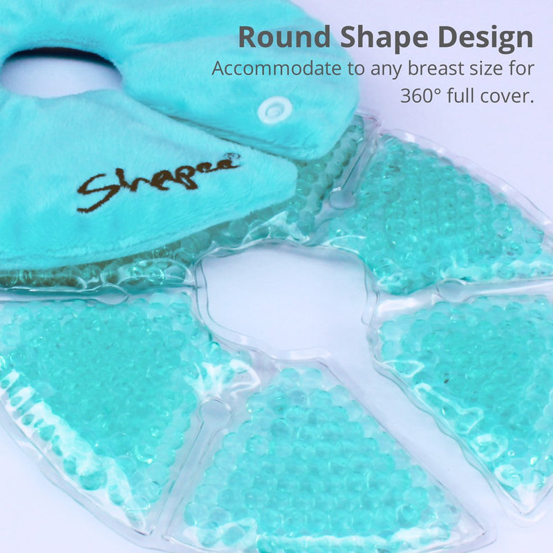 2pcs/box Hot Or Cold Breast Therapy Pads, Breast Therapy Gel Bead Ice Pack