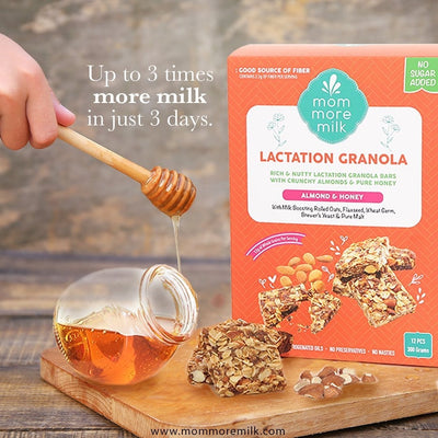 Mom More Milk Almond & Honey Lactation Granola