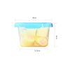 Infant Baby Food Storage Box with Multiple Coloured Caps