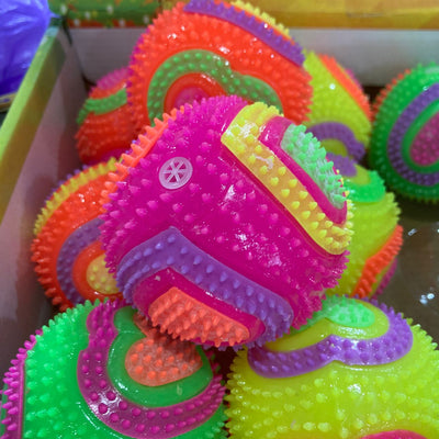 Stages Sensory Builder Light Up LED Spiky Bouncy Ball