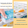 Silicone Baby Food & Breast Milk Storage Freezer Tray With Cover