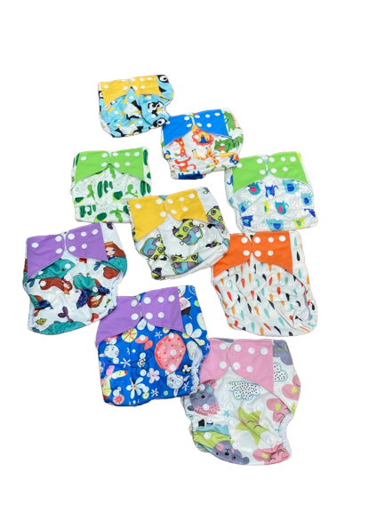 Washable Eco Baby Cloth Diaper / Training Pants with Lining Pads