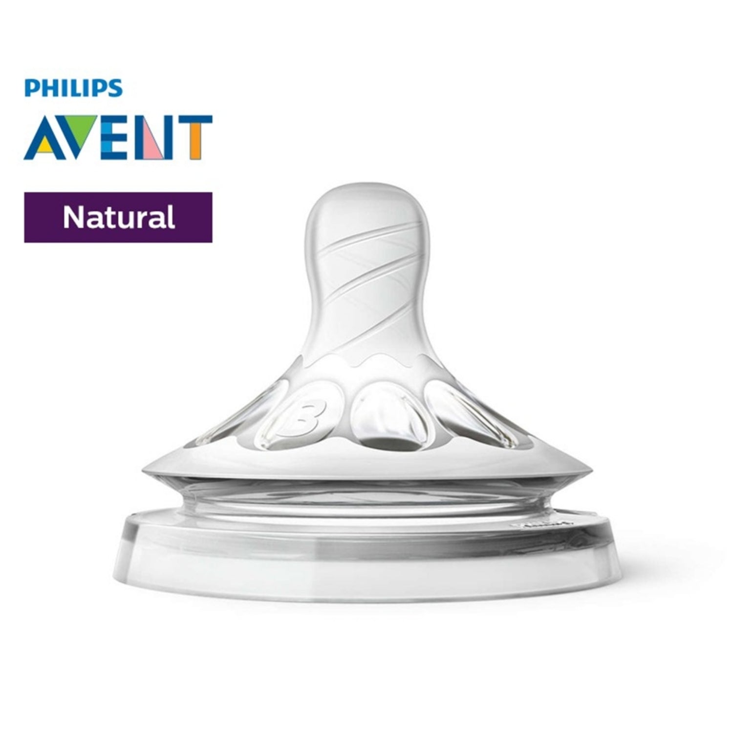 Philips Avent Natural Teats [2 Pieces] 0M+ 1M+ 3M+ 6M+