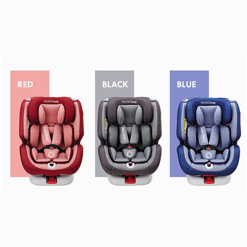 Hugo Baby 360 Twist ISOFIX Car Seat FREE GIFTS (3 TIER TROLLEY OR DRYING RACK)