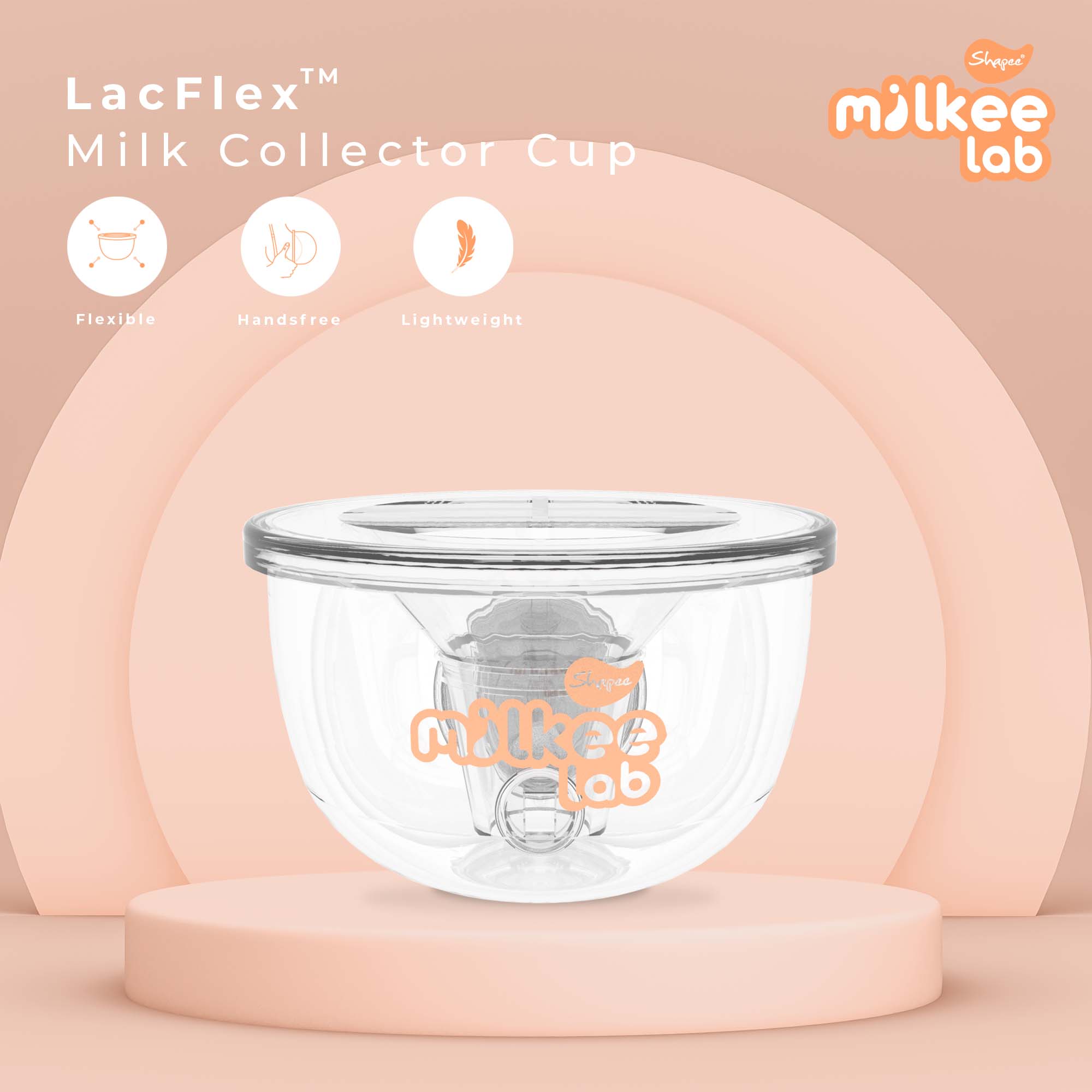 3.3 Sales Shapee Milkee Lab LacFlex Silicone Handsfree Collection